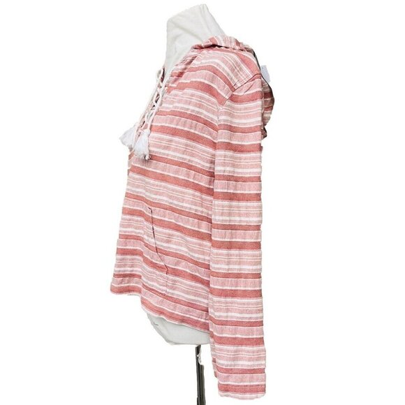 NWT Roxy Paradise Calling Woven Poncho Hoodie Size S - Picture 5 of 10